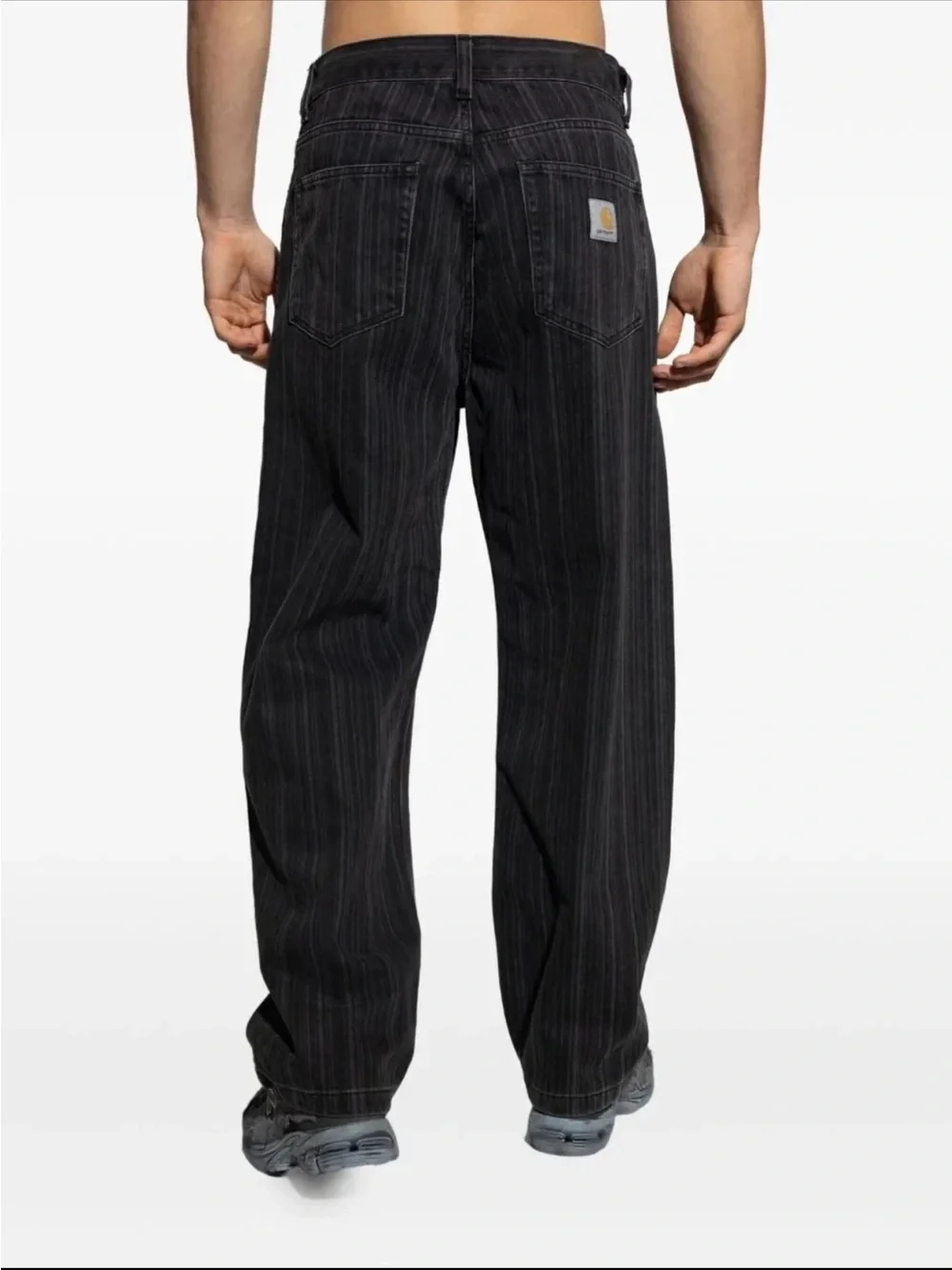Carhartt WIP Black Relaxed Straight Jeans
